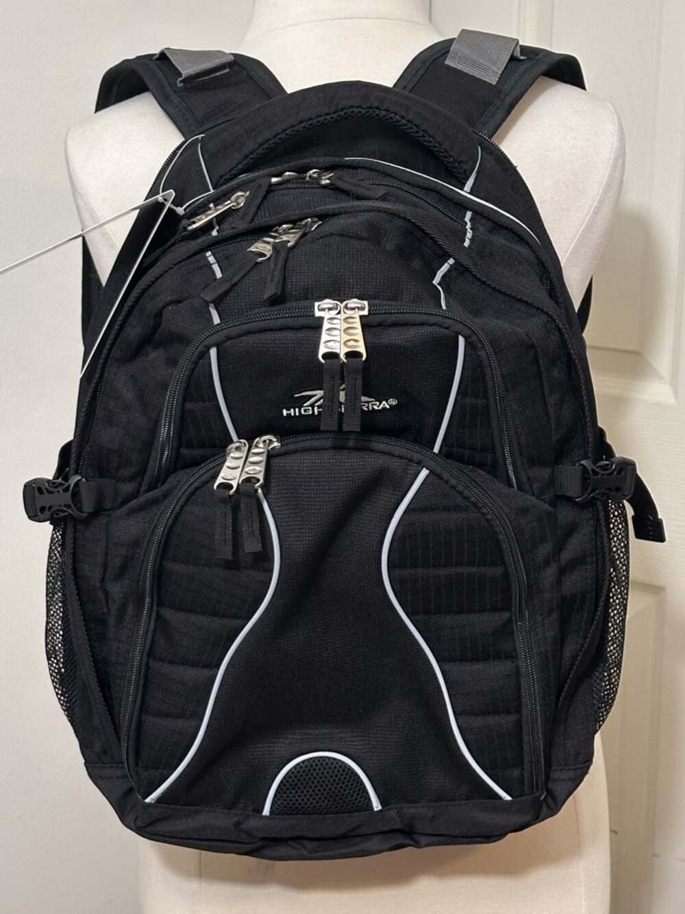 High Sierra Swerve Laptop‎ Backpack, Black, NWT